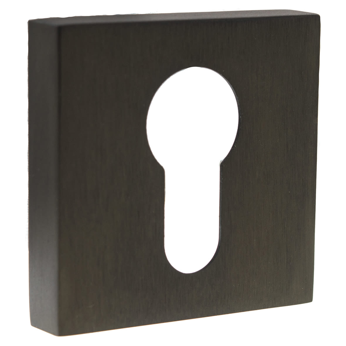 Forme Square Escutcheon - 50 x 50mm - Euro - Urban Dark Bronze - Pair