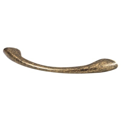 Vali Bow Cabinet Pull Handle - 96mm Centres - Antique Brass