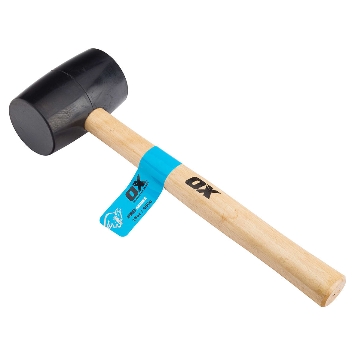 Pro Black Rubber Mallet - 16oz