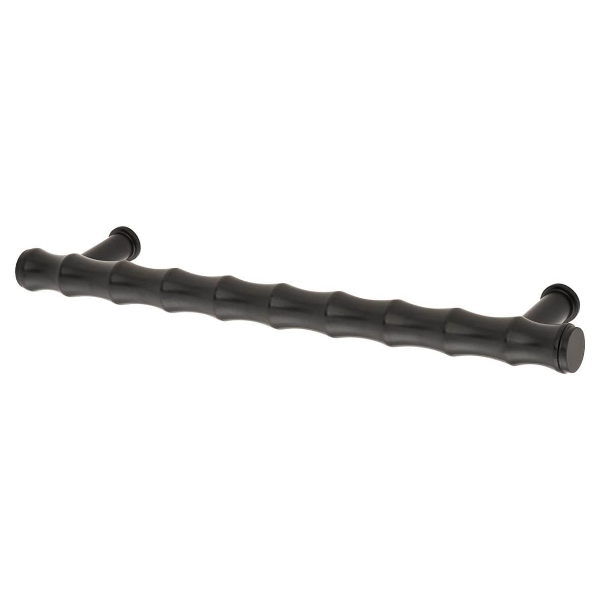 Crispin Bamboo 15mm T-Bar Cabinet Pull Handle - 160mm Centres - Matt Black