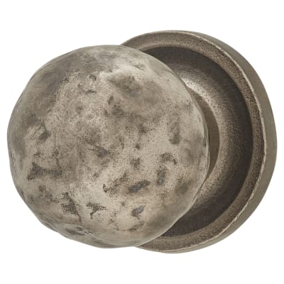 FingerTip Design Hammered Ball Cabinet Knob - 32mm Diameter - Pewter Effect