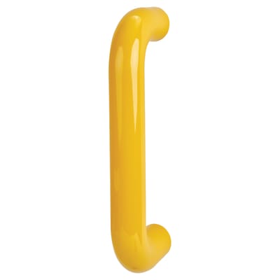 Golden Yellow Nylon D-Bar Door Pull Handle - Bolt Fix - 220mm c/c