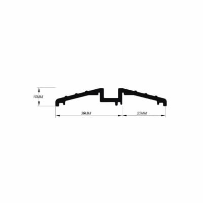 Watershed Seal - 1000mm Length - TKS Threshold - Inward/Outward Opening Doors - Silver