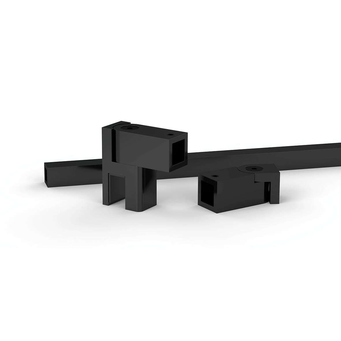 Reinforcement Bar Set - Square - 1210mm Length - Black