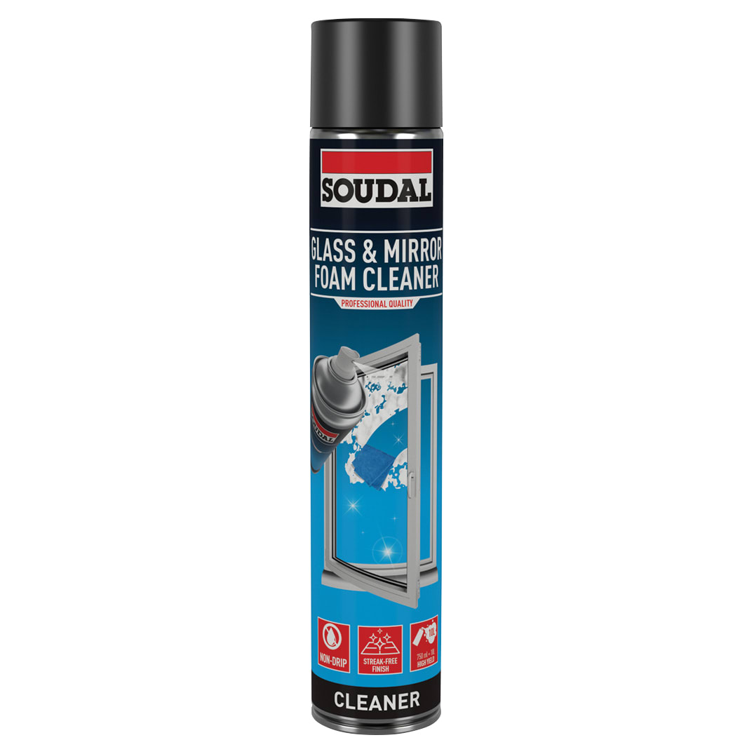 Glass & Mirror Foam Aerosol Spray Cleaner - 750ml