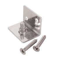 Straight Sliding Door Gear Face Fix Brackets - 100kg Max Door Weight - Pack of 10
