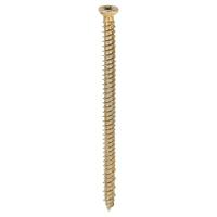 Concrete Screw - Countersunk - Yellow Passivated - 7.5 x 120mm - Pack of 100