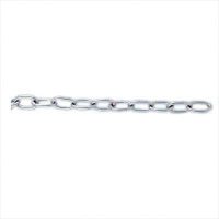 Brass Oval Chain - 10mm Link - 10m Chain - Chrome Plated