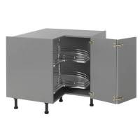 3/4 Tray Carousel Plus Set - To Suit 900 x 900mm L Config Corner Base Unit