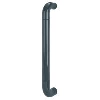 Anthracite Grey Nylon D-Bar Door Pull Handle - Bolt Fix - 425mm c/c