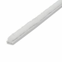 Sash Window Plain Pile Carrier - 2200mm Length - 4.5mm Pile - White