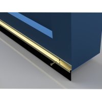 Garage Door Seal 50mm - 914mm Length - Gold