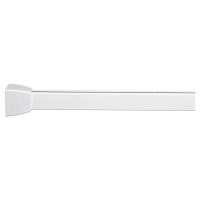 Shower Rail - Straight - Professional Profile - 800-1830mm Length - White