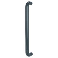 Anthracite Grey Nylon D-Bar Door Pull Handle - Bolt Fix - 600mm c/c