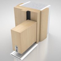 810 Automatic Drop Down Seal - 935mm Length - Grey