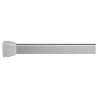 Shower Rail - L Shaped - Professional Profile 800-1000mm Length - Silver