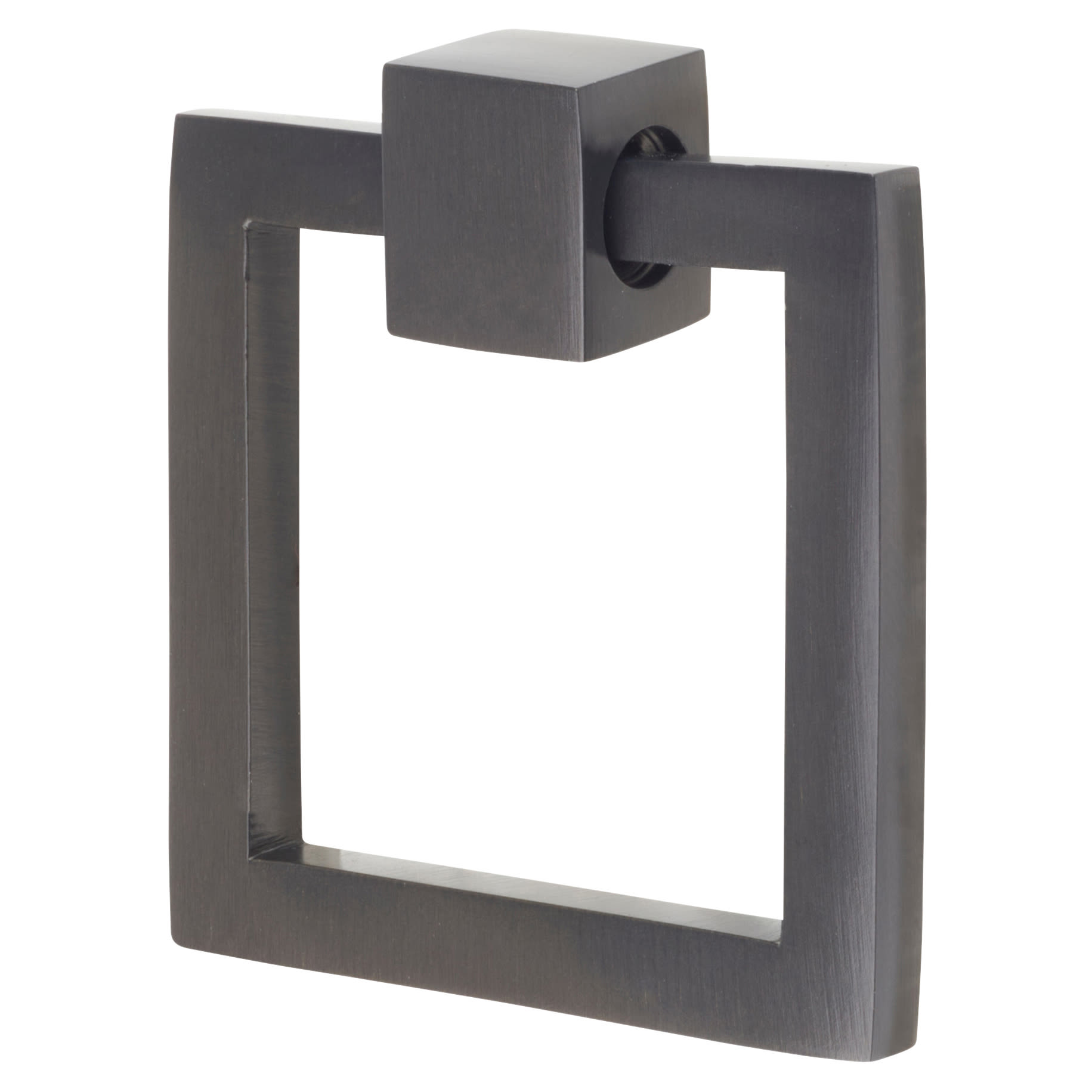 Marcus Square Ring Cabinet Drop Handle - 50 x 55mm - Matt Bronze