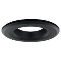 LED Lux Fire Fixed Fire Rated Downlight Bezel - Black
