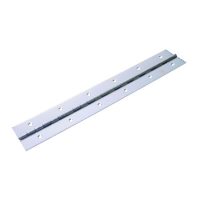 Heavy Mild Steel Continuous Piano Hinge - 2134 x 50 x 1.2mm - Zinc Plated