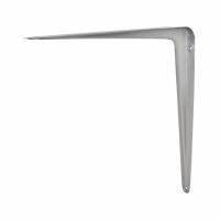 London Pattern Shelf Bracket - 300 x 250mm - Silver