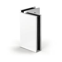 Bilbao Glass to Glass Clamp - 90° - 8-12mm Glass - Polished Chrome