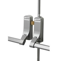 285 Rebated Double Door Panic Bar Set - Timber Door