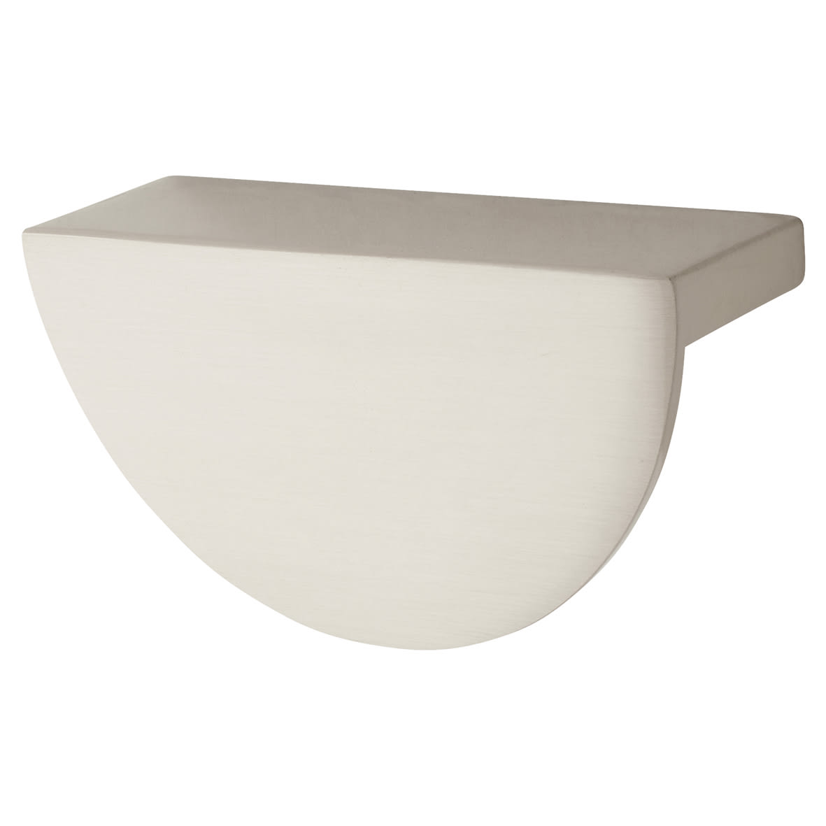 Otley Cabinet Finger Pull Handle - 64mm Centres - Satin Nickel
