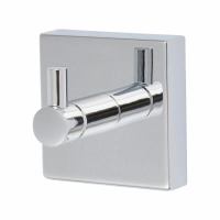 Chester Single Robe Hook - 54 x 54 x 47mm - Polished Chrome