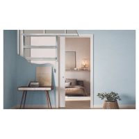 Single Pocket Door Kit - 100mm Finished Wall Thickness - 610 x 1981mm Door Size