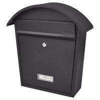 Classic Postbox - 363 x 370 x 134mm - Black