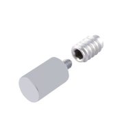 Bramah Rola Removable Egress Sash Window Stop - Satin Chrome - 2 Body + 4 Inserts