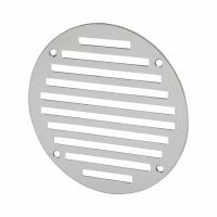 Circular Slotted Vent - 127mm - 4145mm² Free Air Flow - Polished Stainless Steel