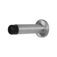 Concealed Fixing Projection Door Stop - 70mm Projection - Satin Chrome