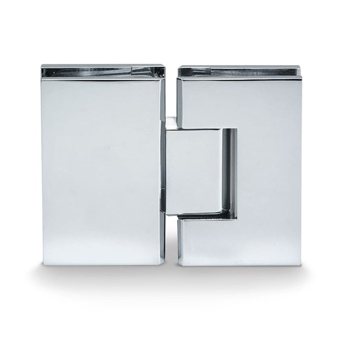 Bilbao Basic Glass to Glass Shower Hinge - 180° - 8-12mm Glass - Polished Chrome