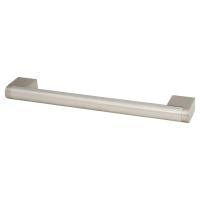 14mm D-Bar Cabinet Pull Handle - 160mm Centres - Brushed Nickel