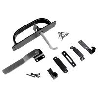 Advanced Heavy Duty Suffolk Gate Thumb Latch - 240 x 50mm - Black Powder Coated