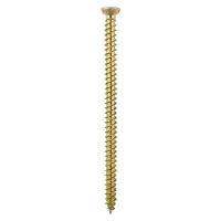 Concrete Screw - Countersunk - Yellow Passivated - 7.5 x 150mm - Pack of 100