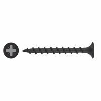 Coarse Thread Drywall Screws - 4.8 x 100mm - Black Phosphate - Pack of 200