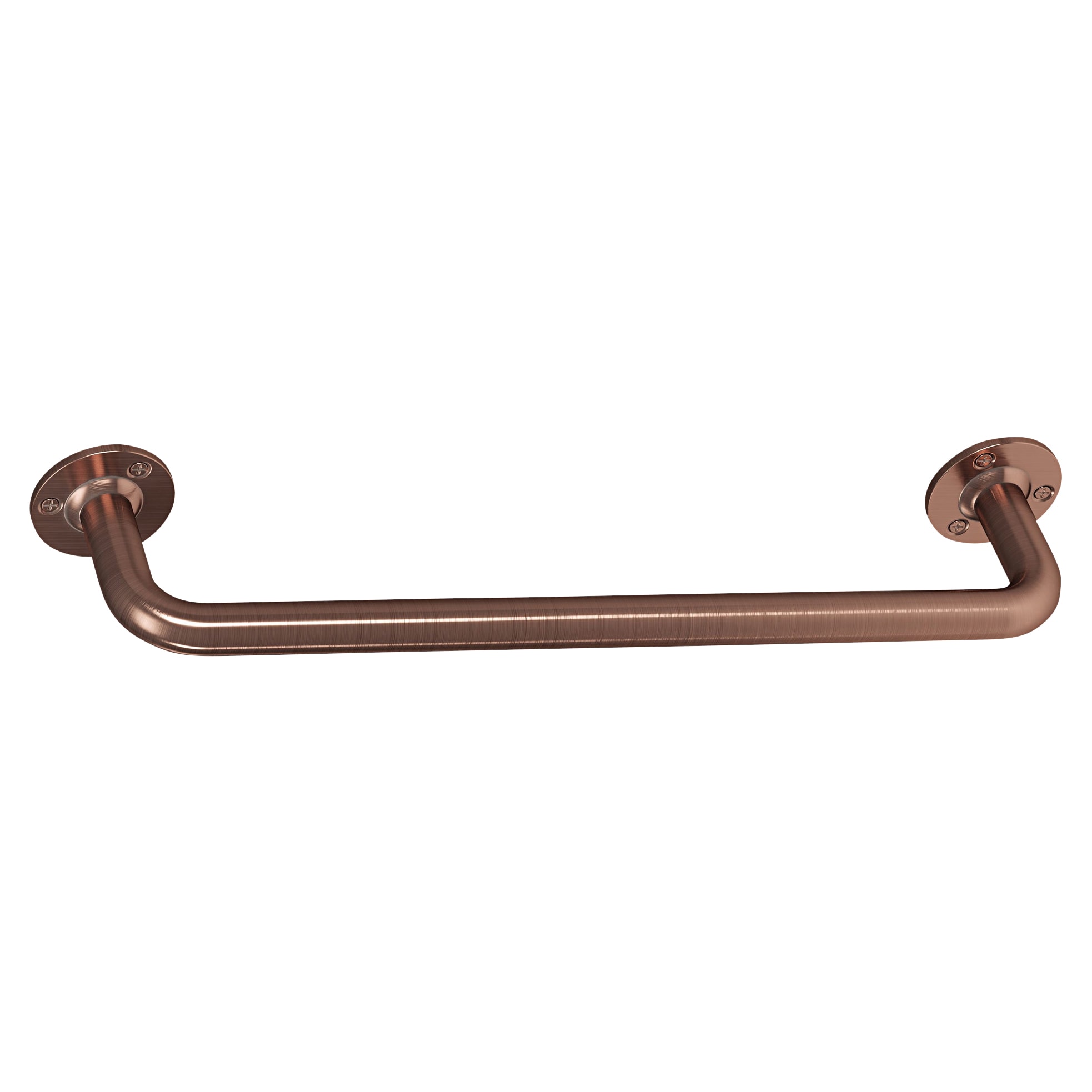 25mm Steel Grab Rail - 457mm Length - Antique Copper