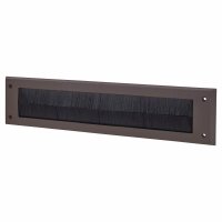 Brush Seal Interior Letter Tidy - 340 x 80mm - Brown