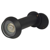 200° Fire Rated Door Viewer - Door Thickness 50-70mm - Black