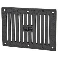 Decorative Hit & Miss Vent - 218 x 157mm - Antique Black