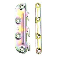 Bed Fitting Set - 127 x 29 x 15mm - Steel - Pack of 4