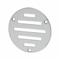 Circular Slotted Vent - 76mm - 900mm² Free Air Flow - Satin Aluminium