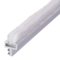 Sash Window Centre Leg Pile Carrier - 2200mm Length - 4.5mm Pile - White