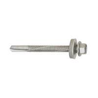 Self Drilling Screw for Heavy Section Steel - With Washer - 5.5 x 55mm - Pack of 100