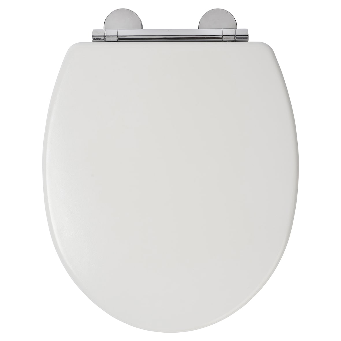 Lugano Flexi-Fix Soft Close Wooden Toilet Seat - White