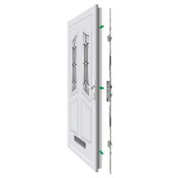 Doormaster Adjustable uPVC Multipoint Door Lock - 2 Roller 3 Hook - 35mm Backset - 92mm c/c