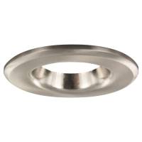 LED Lux Fire Fixed Fire Rated Downlight Bezel - Satin Nickel