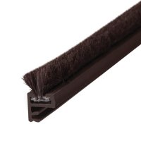 Sash Window Offset Leg Pile Carrier - 2200mm Length - 6.5mm Pile - Brown